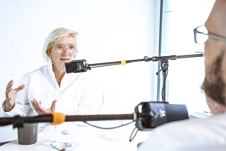 Podcastaufnahme von WindTalks