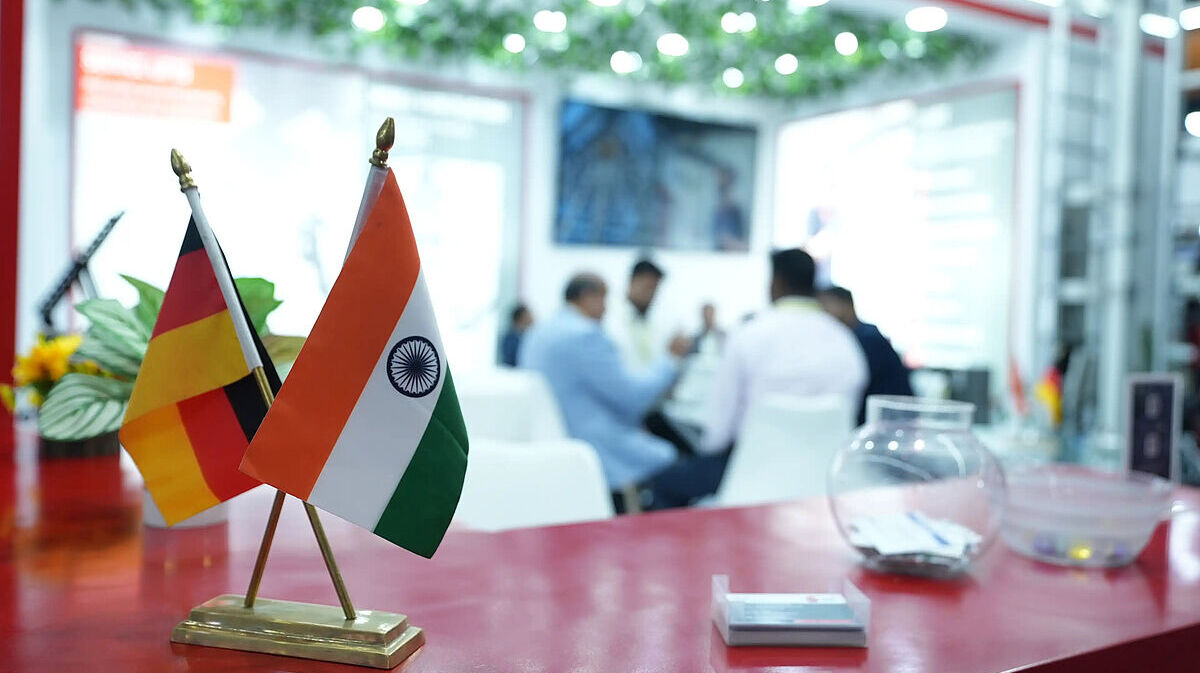Symbolbild der Verbändepartnerschaft Indien und Deutschland